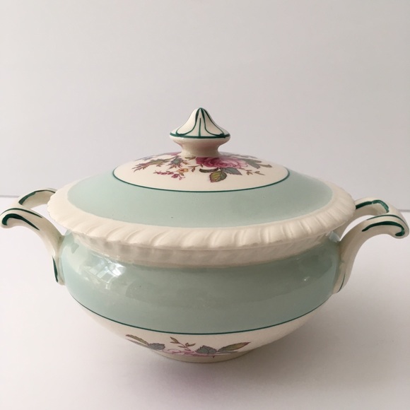 Bone China candy dish floral